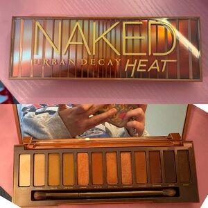 GENTLY USED Urban Decay Naked Heat Eyeshadow Palette 12 x 0.05 oz